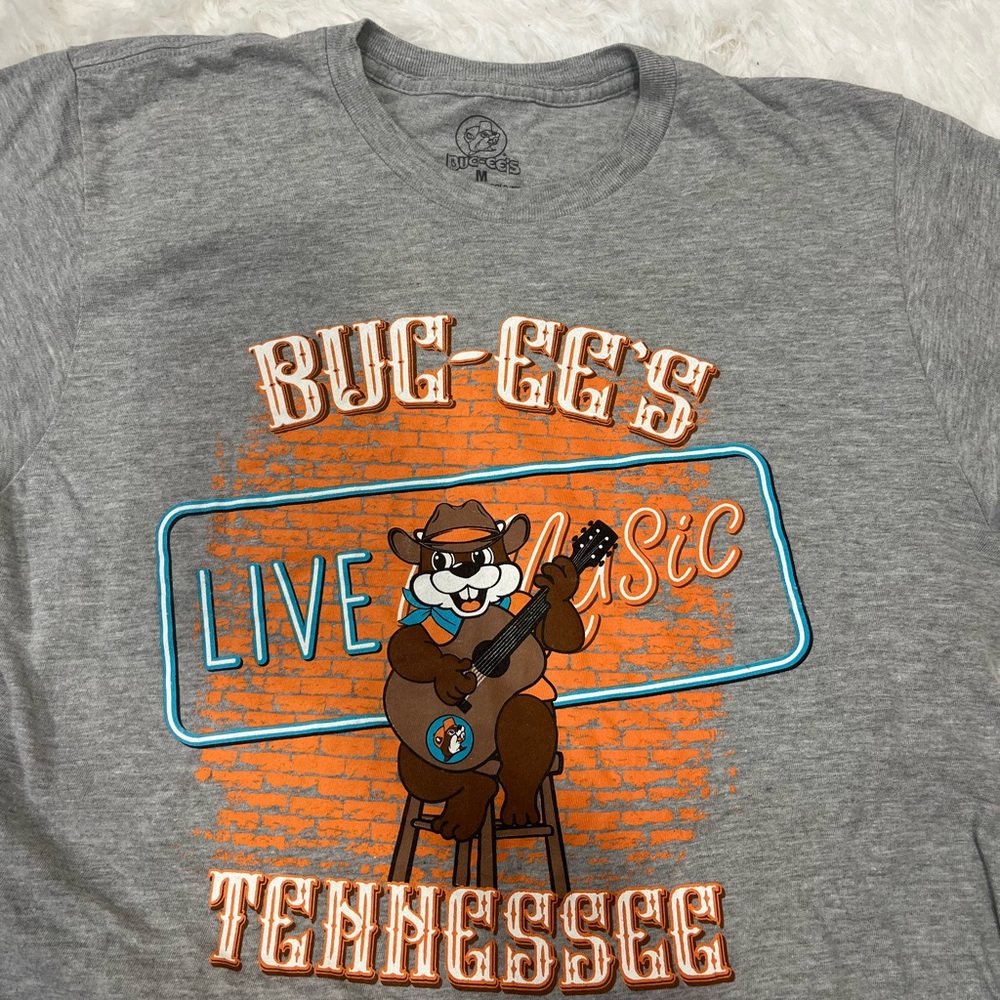 Gray Buc-ee's Tennessee T-Shirt